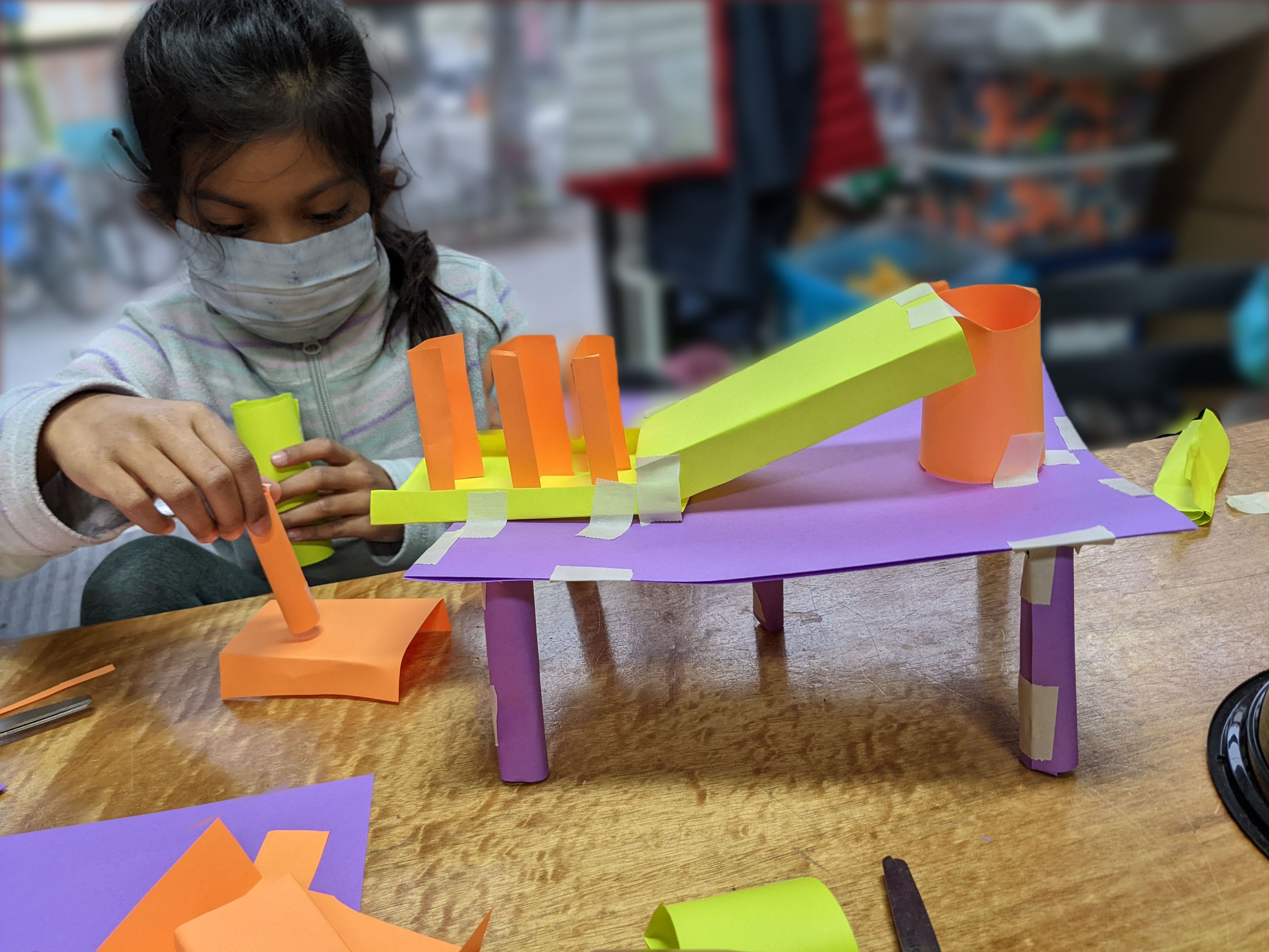 Engineering with Paper:  Making Rube Goldberg Machines